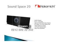 Nakamichi Sound Space 20