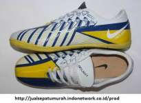 Sepatu Futsal Nike T90 Laser Putih-Biru ( UK 40-44)