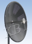 Kenbotong TDJ-5158P9A - 5.1 ~ 5.8 GHz 32 dBi Solid Dish Antenna