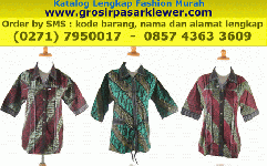 Blus Batik Kerja Noviyanti WB6902 GrosirPasarKlewer[ dot] com