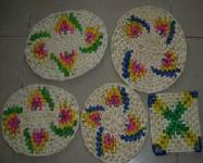 cornhusk placemats rugs and mats tableware