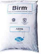 Birm | media for the reduction of dissolved iron and manganese