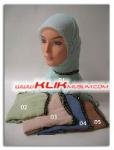 JILBAB PARIS PITA HITAM KANCING EMAS