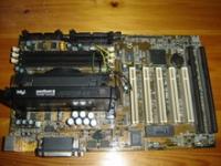 ELITE GROUP motherboard with an Intel Pentium II at 350 MHz