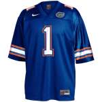 Nike NCAA Florida Gators # 1 Jolie Obama Royal Blue Replica College Football Jersey