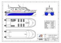 kapal fiber / speed boat / katamaran / catamaran