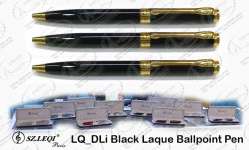 LQ600_ DL1 Black Laque Ballpoint Pen Souvenir / Gift and Promotion