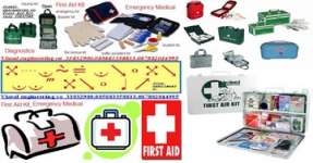 First Aid Kit / Student Kit / Traffic Accident Kit / First Responder Kit for Road Traffic Accident ( RTA) / Emergency Kit / Hand Carry System / Disaster Kit / Backpack System / Trauma Kit Trolley System / Fire Rescue Kit / Fire Rescue Backpack /