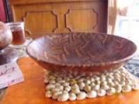 coconut shell plate