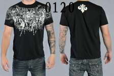 28% off on the Affliction T-shirts.