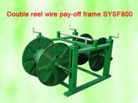 Double reel wire pay-off frame SYSF800
