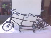 Miniatur Sepeda Tandem,  Miniatur Sepeda Gandeng,  Miniatur sepeda Logam