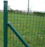 Welded wire mesh fence