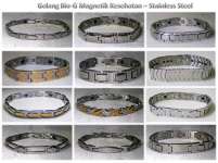 Gelang Magnet Bio-G Magnetik Kesehatan - Stainless Steel