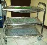 Kitchen Trolley,  Trolley Makanan,  Trolley Restaurant Stainless BAGUS & MURAH