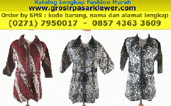 Blus Batik Kerja Putri Handayani WB6903 GrosirPasarKlewer[ dot] com