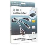 3in1 PS2 Controller Converter to Xbox/PC/GameCube