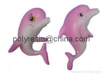polyresin dolphin 3D magnet,  resin 3D magnet