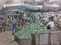 Pasar Tradisional (watercolour)