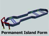 Pulau Pompa SPBU / Permanent Form Island