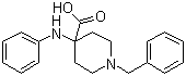1-Benzyl-4-phenylaminopiperidine-4-carboxylic acid cas: 85098-64-2