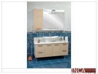 BALI FURNITURE : BATHROOM TABLES 4 DRAWS 2 DOORS WITH GLASS  FO2002
