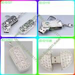 usb flash driver with diamond, necklace usb flash disk, crystal usb memory stick, flash memory card suppliers, promotion gift China usb driver, usb stick
