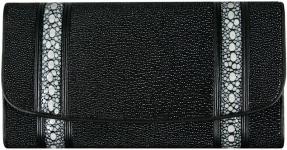 STINGRAY LEATHER LADIES TRIFOLD WALLET 003 L