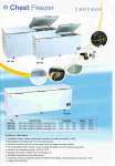 Chest Freezer Gassio type GSF-208,  GSF-308,  GSF-408,  GSF-508,  GSF-628,  GSF-828