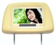 7 Inches Headrest Car LCD Monitor with Pillow - Pair