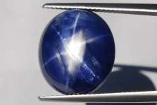 Batu Mulia Big Size Royal Blue Safir Star No Heat ( BSS 039) = SOLD OUT / TERJUAL