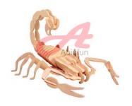 Scorpion 3D wooden toy Insects,  3D puzzle