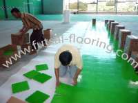 Jual Jasa Pembuatan Distributor Lapangan Flooring Futsal,  Volley,  Badminton