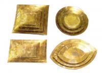 Gold foiled plates