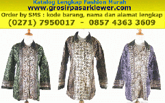 Blus Batik Kerja Dewayanti WB6904 GrosirPasarKlewer[ dot] com