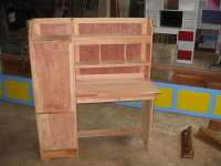 meja Belajar kayu mahoni