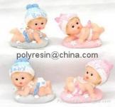 poly-resin baby decor, baby figurine, baby figure