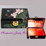 hand-painted lacquer jewelry box