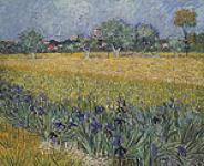 View of Arles with Irises - Vincent Van Gogh