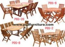 outdoor furniture garden table wooden chair