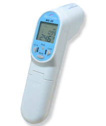 BLUE GIZMO IR thermometer with K-type thermocouple built-in jack Model: BG 45
