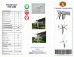 Pembangkit Listrik Tenaga Angin / Kincir Angin / Wind Turbine( PLTANG ) 300 watt