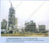 2500tpd cement production line