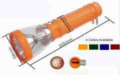 Led Rechargeable plastic torchlight