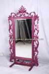 Standing Mirror with carving,  Home & Hotel Furniture