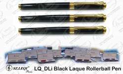 PMJ_ LQ600_ DL1 Black Laque Rollerball Pen Promotion / Gift and Souvenir
