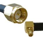 SMA Male to MMCX Right Angle Male for RG316 cable