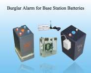 Burglar Alarm System for Batteries