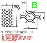 Expanded metal lath