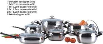 stainless steel cookware set SI-C17